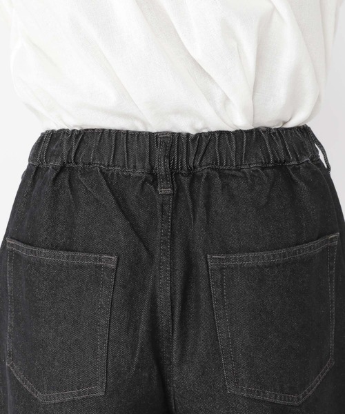 studio CLIP（スタディオクリップ）の「カーブデニムパンツ（デニムパンツ・レディース・ブラック/ロイヤルブルー/インディゴブルー・LARGE/MEDIUM）」の4枚目の写真