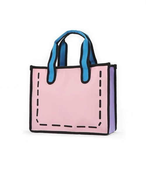 セール】個性的 2D Design Bag /ポップデザイン 2次元デザイン