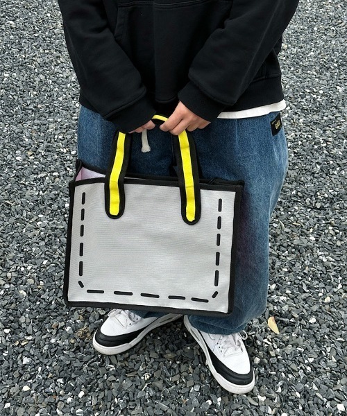 セール】個性的 2D Design Bag /ポップデザイン 2次元デザインバッグ