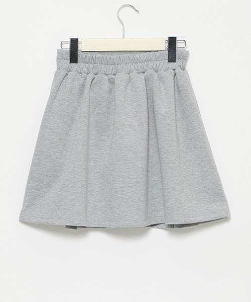 LOVETOXIC(ラブトキシック)の「ダンボールタックフレアスカパン(スカート・キッズ・オフホワイト/トップグレー/ブラック・S/L/M)」の4枚目の写真