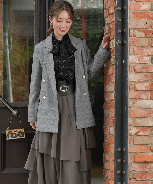 ASTORIA ODIER（アストリアオディール）の「チェック柄ダブル