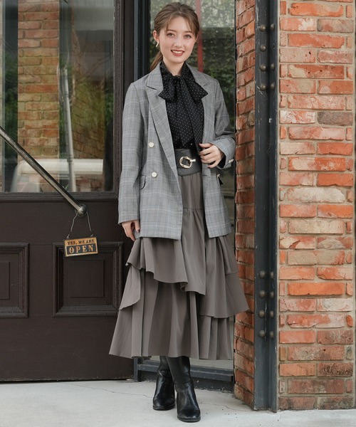 ASTORIA ODIER（アストリアオディール）の「チェック柄ダブル