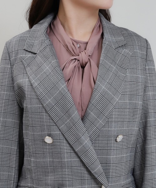 ASTORIA ODIER（アストリアオディール）の「チェック柄ダブル