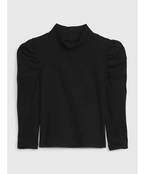 GAP（ギャップ）の「パフスリーブ リブTシャツ (幼児)（Tシャツ/カットソー・キッズ・ブラック/ピンク/アイボリー/シルバーグレー・2 YRS/3 YRS/12-18M/18-24M/5 YRS/4 YRS）」の3枚目の写真