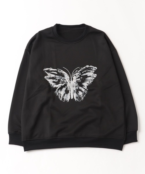 MGV（エムジーヴィー）の「ストリートバタフライプリントロングTシャツ（Tシャツ/カットソー・レディース・レッド/ブラック・MEDIUM/LARGE/X-LARGE）」の7枚目の写真