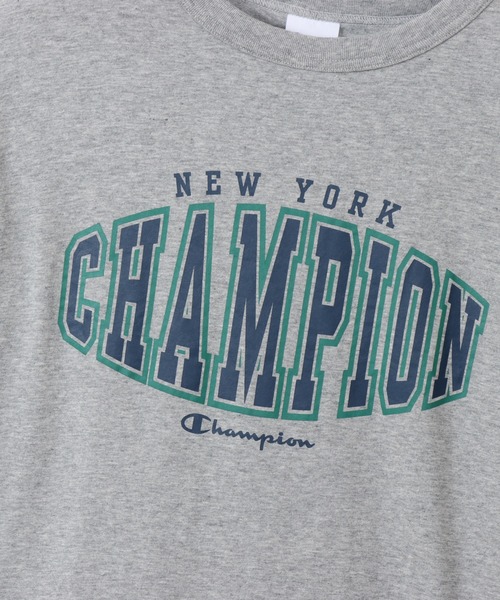 Champion(チャンピオン)の「【Champion/チャンピオン】メンズ ベーシック ロングスリーブTシャツ(Tシャツ/カットソー・メンズ・ネイビー/ホワイト/ブラウン系/ブラック/グレー・LARGE/X-LARGE/MEDIUM/SMALL)」の19枚目の写真