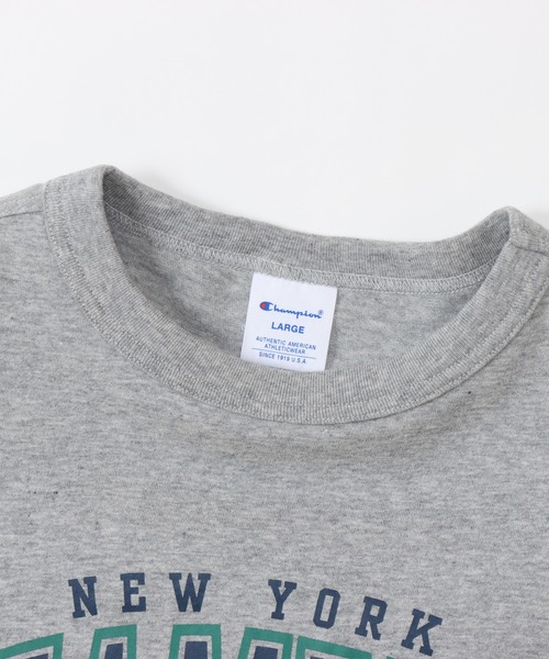 Champion(チャンピオン)の「【Champion/チャンピオン】メンズ ベーシック ロングスリーブTシャツ(Tシャツ/カットソー・メンズ・ネイビー/ホワイト/ブラウン系/ブラック/グレー・LARGE/X-LARGE/MEDIUM/SMALL)」の21枚目の写真
