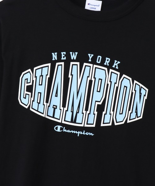 Champion(チャンピオン)の「【Champion/チャンピオン】メンズ ベーシック ロングスリーブTシャツ(Tシャツ/カットソー・メンズ・ネイビー/ホワイト/ブラウン系/ブラック/グレー・LARGE/X-LARGE/MEDIUM/SMALL)」の10枚目の写真