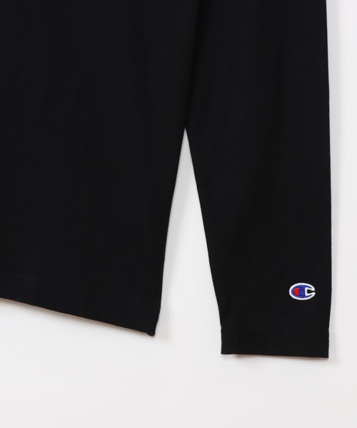 Champion(チャンピオン)の「【Champion/チャンピオン】メンズ ベーシック ロングスリーブTシャツ(Tシャツ/カットソー・メンズ・ネイビー/ホワイト/ブラウン系/ブラック/グレー・LARGE/X-LARGE/MEDIUM/SMALL)」の13枚目の写真