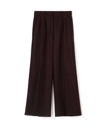 DES PRES | ウールカシミヤポプリンメルトン タックワイドパンツ(スラックス)