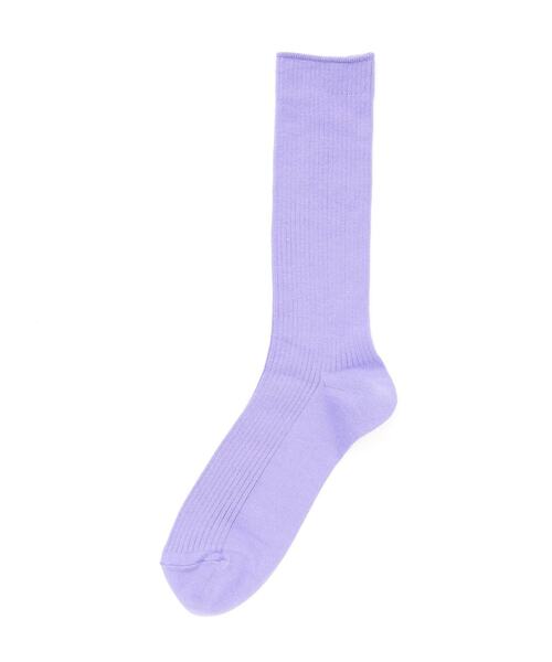 MARCOMONDE（マルコモンド）の「MARCOMONDE（マルコモンド）＠ new cotton ribbed socks（ソックス/靴下・メンズ・ホワイト/チャコールグレー/オレンジ/ラベンダー・F）」の10枚目の写真