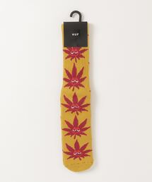 HUF（ハフ）の「【HUF】GREEN BUDDY SOCK アニメ調 クルーソックス SK00685 SK00520（ソックス/靴下・メンズ）」