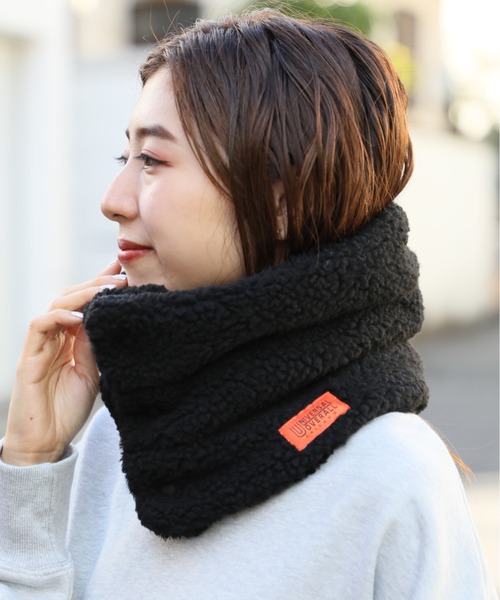 UNIVERSAL OVERALL（ユニバーサルオーバーオール）の「【UNIVERSAL OVERALL】ボアネックウォーマー ※YMY（ネックウォーマー/スヌード・メンズ・グレー/ブラウン/ブラック/ベージュ・FREE）」の11枚目の写真