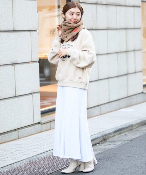 UNIVERSAL OVERALL（ユニバーサルオーバーオール）の「【UNIVERSAL OVERALL】ボアネックウォーマー ※YMY（ネックウォーマー/スヌード・メンズ・グレー/ブラウン/ブラック/ベージュ・FREE）」の20枚目の写真