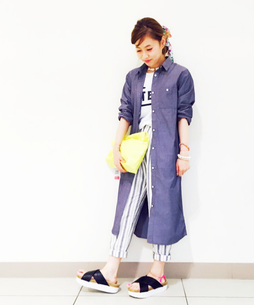 Discoat ディスコート の Discoat シャンブレーシャツワンピース ワンピース Wear