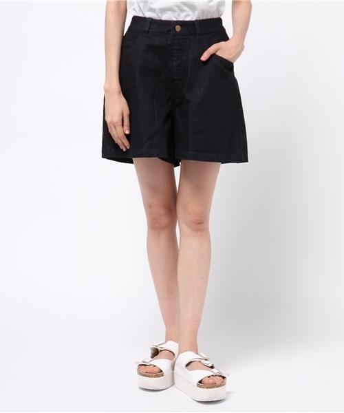 OUTLET（アウトレット）の「【who's who Chico】デニムフレアキュロット（その他パンツ・レディース・ホワイト/ブルー/ネイビー・FREE）」の3枚目の写真