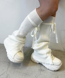 WEGO/リボンレッグカバー