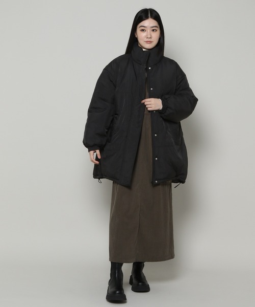 3.3 Field Trip （3.3フィールドトリップ）の「3.3 Field Trip／スタンドカラージャケット 2964184（ダウンジャケット/コート・レディース・カーキ/ブラック・MEDIUM/LARGE）」の19枚目の写真