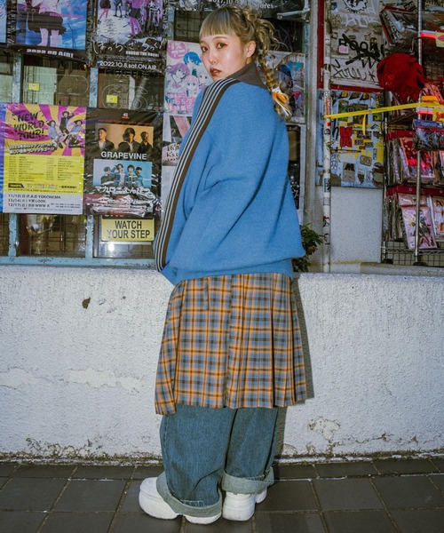 PBLIM（ページボーイリム）の「PBLIM/マンマルココラボマキスカート（スカート・レディース・レッド系その他/オレンジ系その他・FREE）」の3枚目の写真