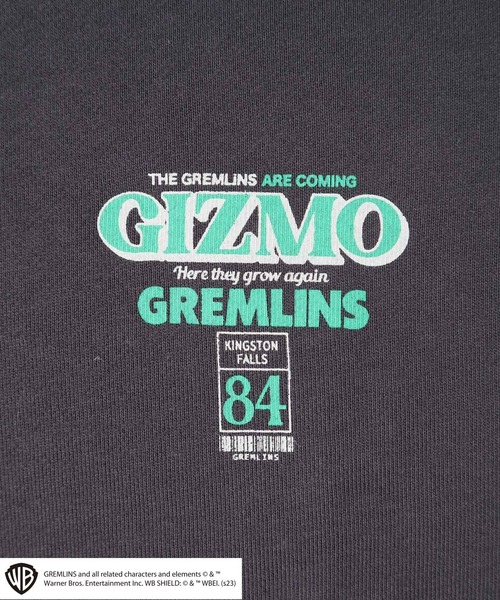 Salong hameu(サロン ハミュー)の「Gremlins(グレムリン)GIZMOギズモ ヴィンテージ風キャラクターフォトプリントスウェットパーカー トップス メンズ レディース/プルオーバーフーディー(パーカー・レディース・スミクロ/ブルー/アッシュグレー・M/LL/L)」の9枚目の写真