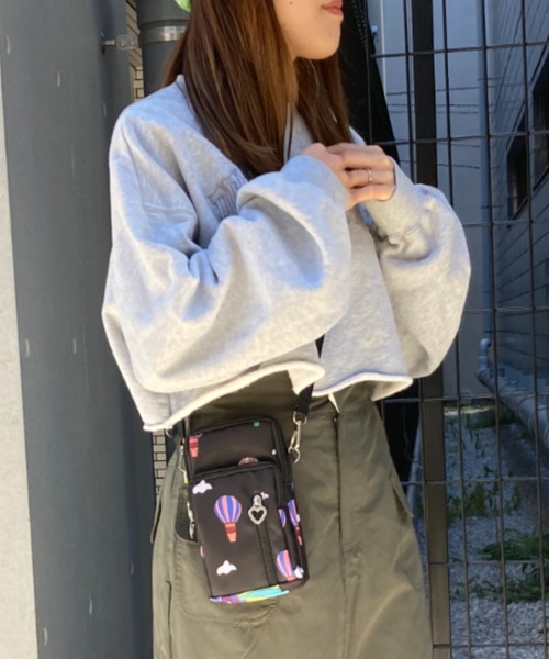 tolene(トレネ)の「スマホショルダー 縦長ミニポシェット(ショルダーバッグ・レディース・A/B/ブラック/ネイビー/C/D・ONE SIZE)」の13枚目の写真
