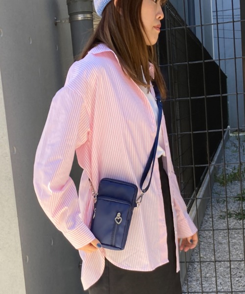 tolene(トレネ)の「スマホショルダー 縦長ミニポシェット(ショルダーバッグ・レディース・A/B/ブラック/ネイビー/C/D・ONE SIZE)」の10枚目の写真