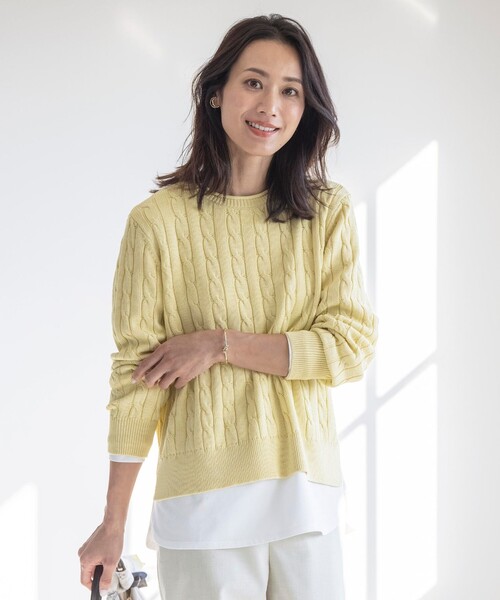 J.PRESS Ladies（J.プレス レディス）の「【洗える】GIZA MERCERIZE