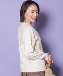 ELVENCE DEUX（エルベンスドゥ）の「バックパールＨＮニット（ニット/セーター）」