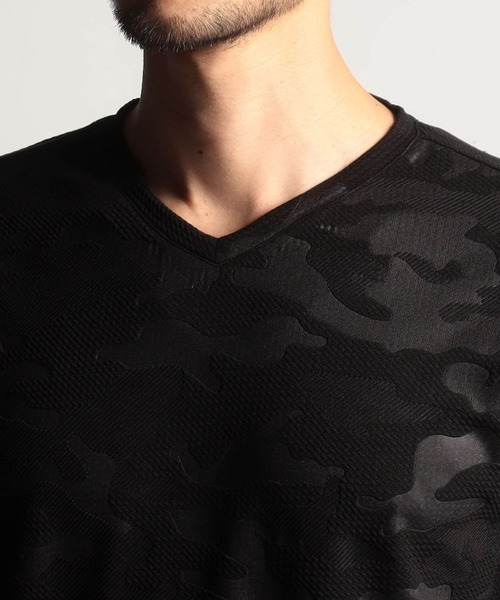 NICOLE CLUB FOR MEN（ニコルクラブフォーメン）の「ブリスターエンボスアラカルト長袖プルオーバ（Tシャツ/カットソー・メンズ・ホワイト系2/ブラック系1/ブラック系2/ホワイト系1・LARGE/MEDIUM/X-LARGE）」の11枚目の写真