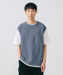 BEAMS HEART | BEAMS HEART /  (接触冷感) フェイクレイヤード ベスト Tシャツ(Tシャツ/カットソー)