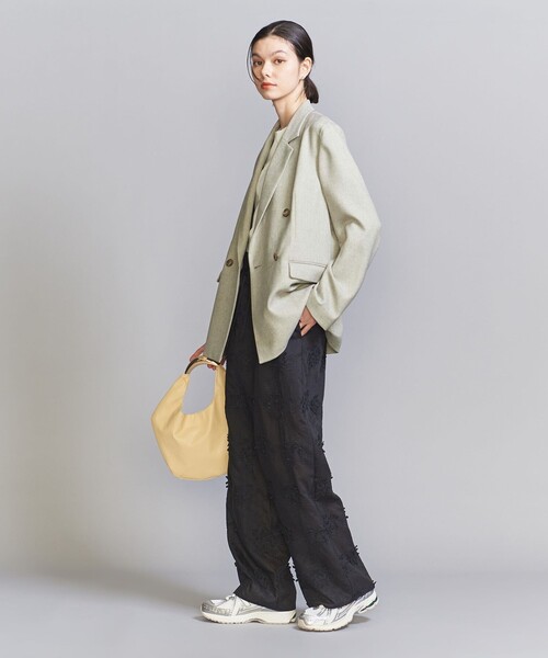 BEAUTY&YOUTH UNITED ARROWS（ビューティーアンドユースユナイテッドアローズ）の「リネンライク ダブル ジャケット（テーラードジャケット・レディース・ネイビー/ナチュラル/その他9・M/S/XS）」の11枚目の写真