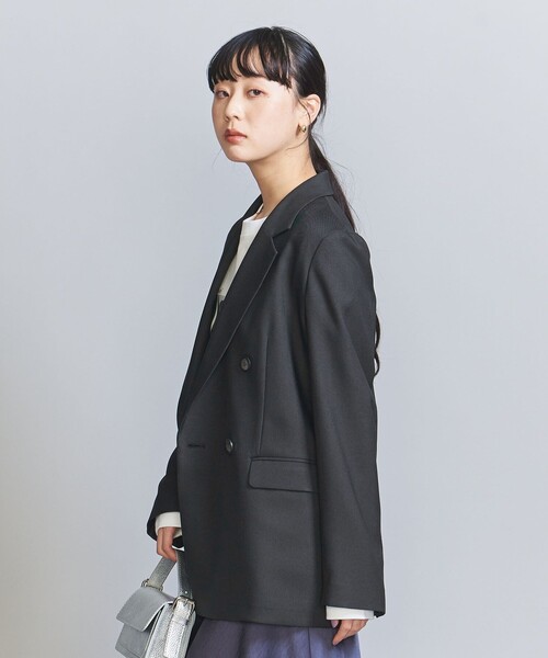 BEAUTY&YOUTH UNITED ARROWS（ビューティーアンドユースユナイテッドアローズ）の「リネンライク ダブル ジャケット（テーラードジャケット・レディース・ネイビー/ナチュラル/その他9・M/S/XS）」の13枚目の写真