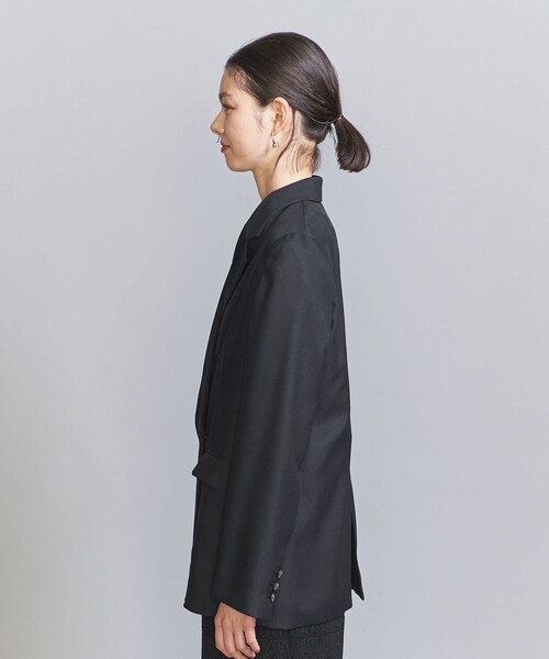 BEAUTY&YOUTH UNITED ARROWS（ビューティーアンドユースユナイテッドアローズ）の「リネンライク ダブル ジャケット（テーラードジャケット・レディース・ネイビー/ナチュラル/その他9・M/S/XS）」の16枚目の写真