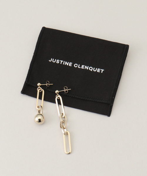 JUSTINE CLENQUET(ジュスティーヌクランケ)の「【JUSTINE CLENQUET/ジャスティーヌ クランケ】ALI ピアス(ピアス(両耳用)・レディース・シルバー/ゴールド・FREE)」の4枚目の写真