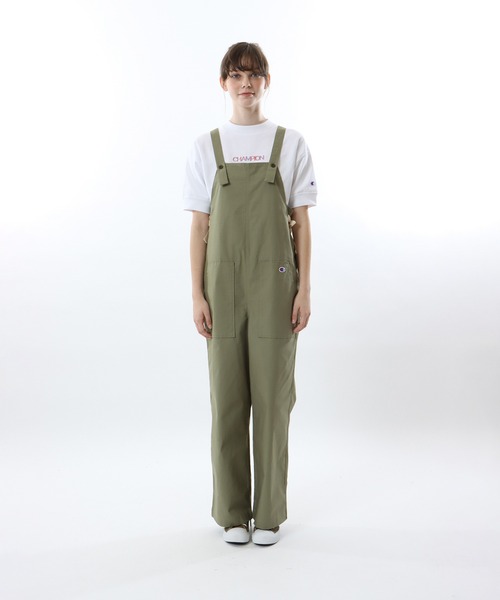 Champion（チャンピオン）の「【Champion/チャンピオン】レディース ジャンプスーツ（サロペット/オーバーオール・レディース・ブラック/オリーブ/ベージュ系その他3・MEDIUM/LARGE）」の18枚目の写真