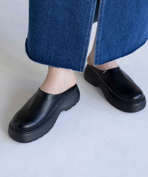 LEPSIM(レプシィム)の「ボリュームソールサボ 996291(その他シューズ・レディース・アイボリー/ブラック・MEDIUM/LARGE)」の18枚目の写真