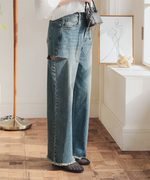 CLESSTE　ストレートデニム SUPERIOR CLOSET》別注ハイライズストレートデニム《upper
