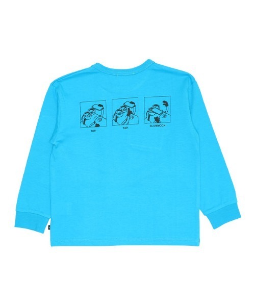 MINIONS（ミニオンズ）の「ミニオン レンチキュラー ロングTシャツ 9296K（Tシャツ/カットソー・キッズ・ターコイズブルー・120cm/130cm/110cm/100cm/140cm）」の10枚目の写真