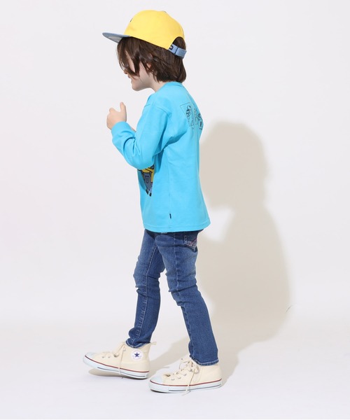 MINIONS（ミニオンズ）の「ミニオン レンチキュラー ロングTシャツ 9296K（Tシャツ/カットソー・キッズ・ターコイズブルー・120cm/130cm/110cm/100cm/140cm）」の6枚目の写真