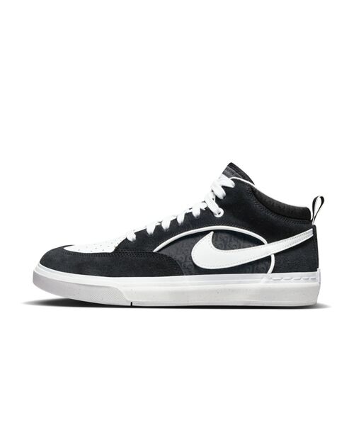 NIKE(ナイキ)の「ナイキ SB リアクト レオ スケートボードシューズ / Nike SB React Leo Skate Shoes<23.5-24.5cm 展開>(スニーカー・メンズ・ブラック/ホワイト・23.5/24.5/24)」の1枚目の写真