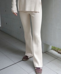 【ENCIRCLE/エンサークル】Rib knit pt/リブニットパンツ