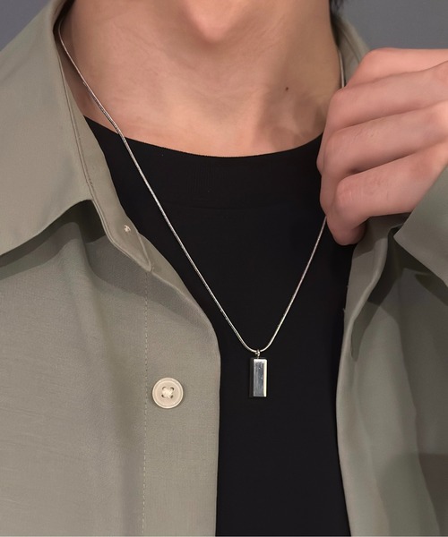 Burner(バーナー)の「【OKUOKU 0909】 チェーンネックレス oku-neck-00328 Nn(ネックレス・メンズ・シルバー/ゴールド/シルバー系その他/A/B/C/D/E/F/G/H/I/J/K/L/M/N/O/P/Q/R/S/U/V/W/X/Y/Z/T・50/45/FREE)」の11枚目の写真