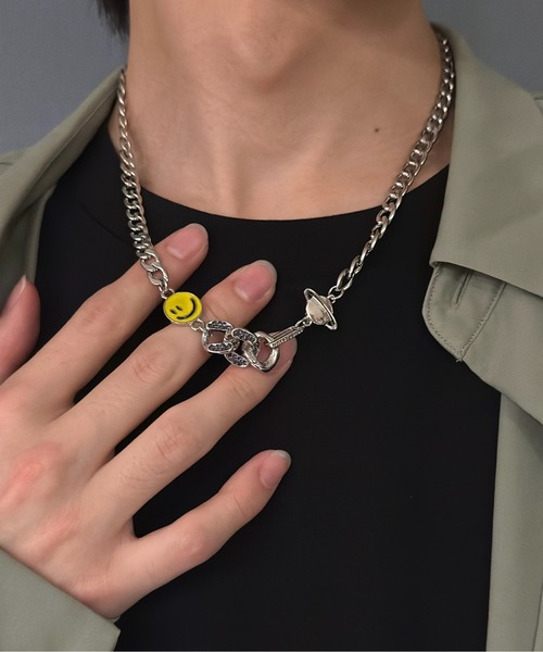 Burner(バーナー)の「【OKUOKU 0909】 チェーンネックレス oku-neck-00328 Nn(ネックレス・メンズ・シルバー/ゴールド/シルバー系その他/A/B/C/D/E/F/G/H/I/J/K/L/M/N/O/P/Q/R/S/U/V/W/X/Y/Z/T・50/45/FREE)」の12枚目の写真