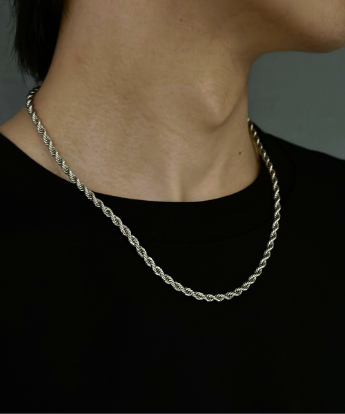 Burner(バーナー)の「【OKUOKU 0909】 チェーンネックレス oku-neck-00328 Nn(ネックレス・メンズ・シルバー/ゴールド/シルバー系その他/A/B/C/D/E/F/G/H/I/J/K/L/M/N/O/P/Q/R/S/U/V/W/X/Y/Z/T・50/45/FREE)」の13枚目の写真