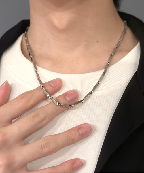 Burner(バーナー)の「【OKUOKU 0909】 チェーンネックレス oku-neck-00328 Nn(ネックレス・メンズ・シルバー/ゴールド/シルバー系その他/A/B/C/D/E/F/G/H/I/J/K/L/M/N/O/P/Q/R/S/U/V/W/X/Y/Z/T・50/45/FREE)」の18枚目の写真