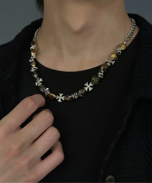 Burner(バーナー)の「【OKUOKU 0909】 チェーンネックレス oku-neck-00328 Nn(ネックレス・メンズ・シルバー/ゴールド/シルバー系その他/A/B/C/D/E/F/G/H/I/J/K/L/M/N/O/P/Q/R/S/U/V/W/X/Y/Z/T・50/45/FREE)」の19枚目の写真