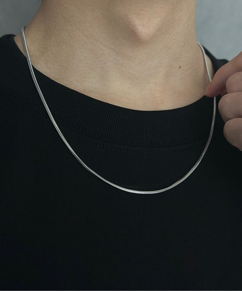 Burner(バーナー)の「【OKUOKU 0909】 チェーンネックレス oku-neck-00328 Nn(ネックレス・メンズ・シルバー/ゴールド/シルバー系その他/A/B/C/D/E/F/G/H/I/J/K/L/M/N/O/P/Q/R/S/U/V/W/X/Y/Z/T・50/45/FREE)」の1枚目の写真