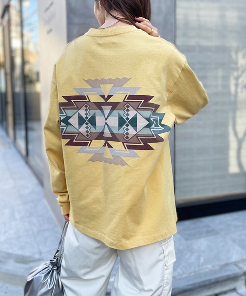 【セール】【PENDLETON】Back Print L/S Tee (Unisex)(Tシャツ/カットソー)|PENDLETON(ペンドルトン)