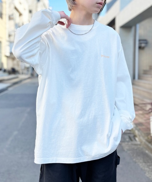 PENDLETON（ペンドルトン）の「【PENDLETON】Back Print L/S Tee (Unisex)（Tシャツ/カットソー・メンズ・ブラック/ライトグレー/ブルー/オフホワイト/イエロー/ミント/ホワイト/ライトピンク・M/L/S/XL）」の9枚目の写真