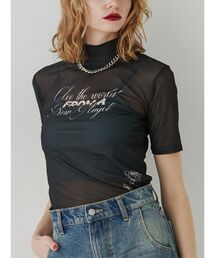 jouetie | ハーフスリーブタトゥーシアートップス(Tシャツ/カットソー)